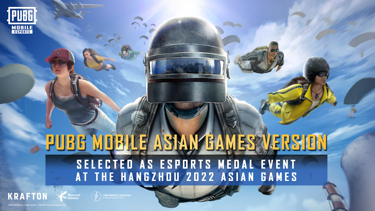 PUBG MOBILE ANNOUNCED AS MEDALLED EVENT AT THE 2022 ASIAN GAMES