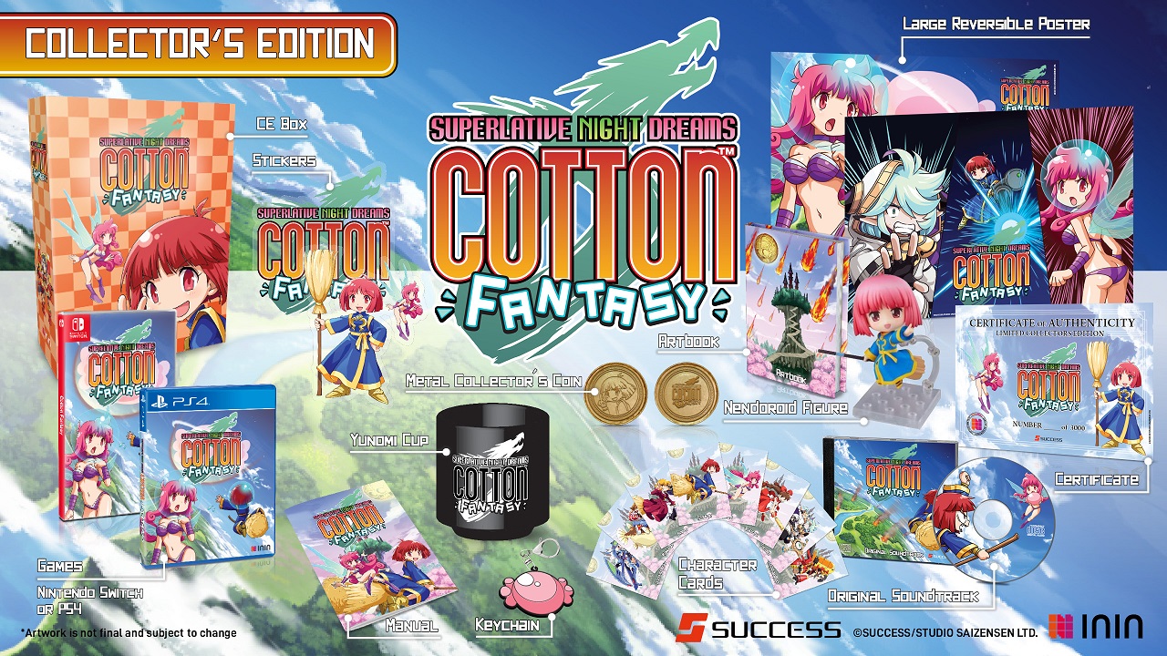 Cotton Fantasy - A brand-new, “modern” Cotton Game Both digital & boxed releases for Switch & PS4 in the pipeline