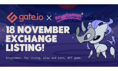 Kryptomon to list its KMON token on Gate.io in partnership with its first Tier-1 CEX