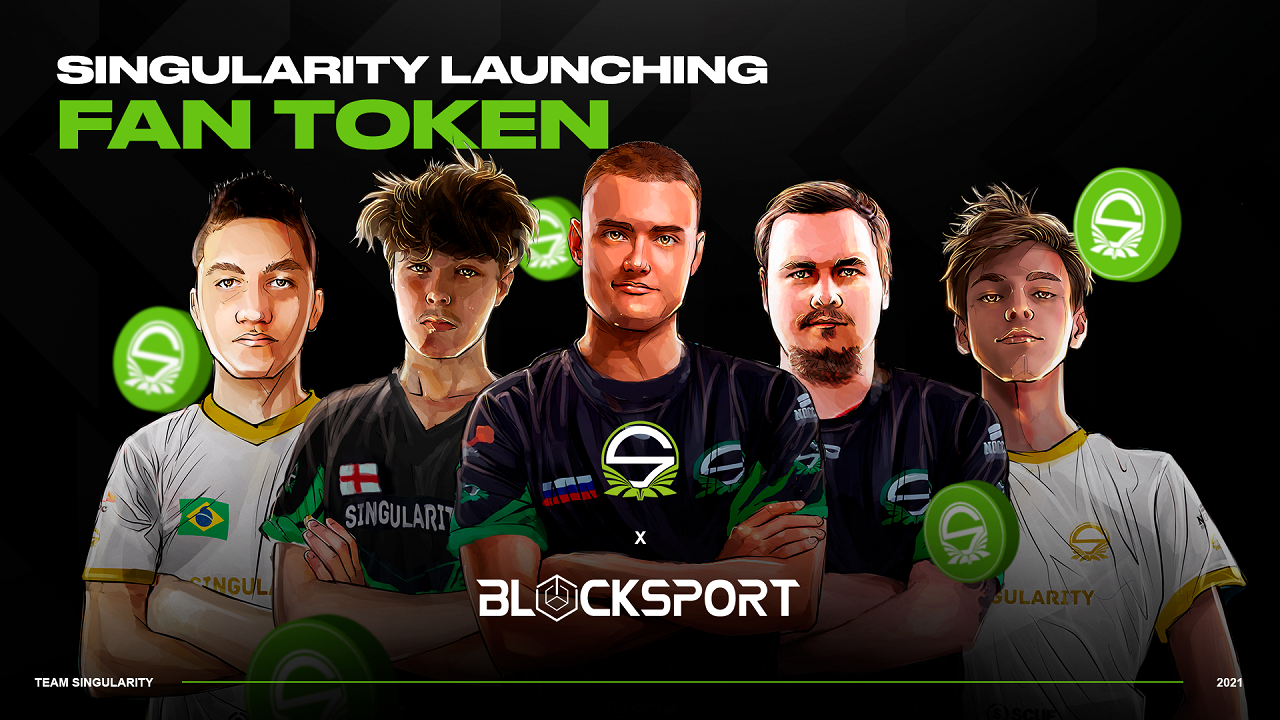 Team Singularity to launch Fan Tokens on Blocksport platform
