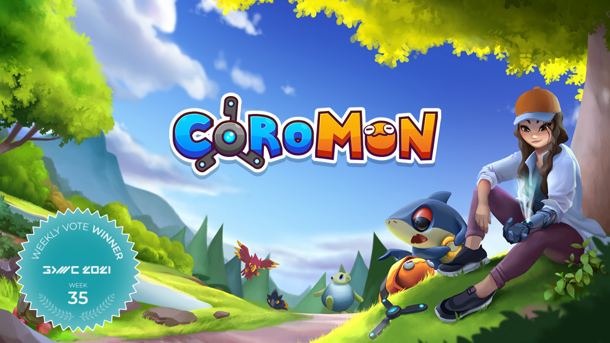 Coromon, a JRPG-like monster taming game, won the Fan Favorite vote 35 at GDWC 2021!