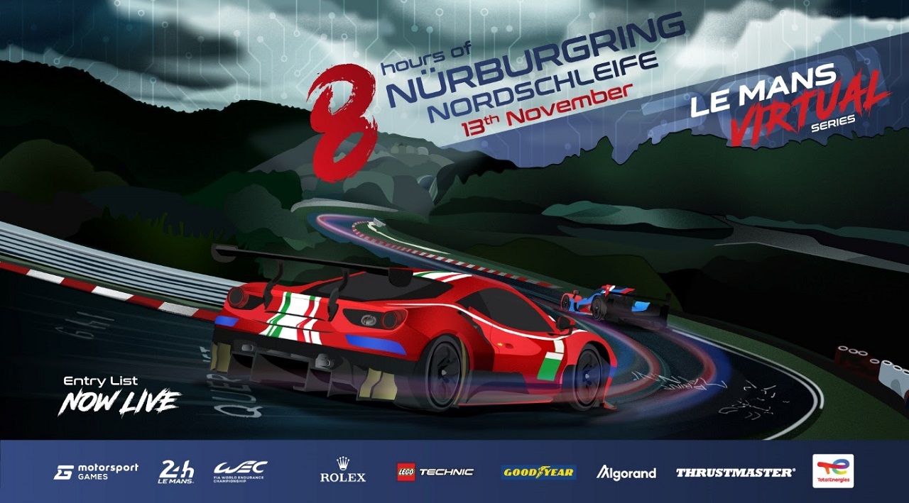 Le Mans Virtual Series takes on the challenge of the Nordschleife with 8 Hours of Nürburgring