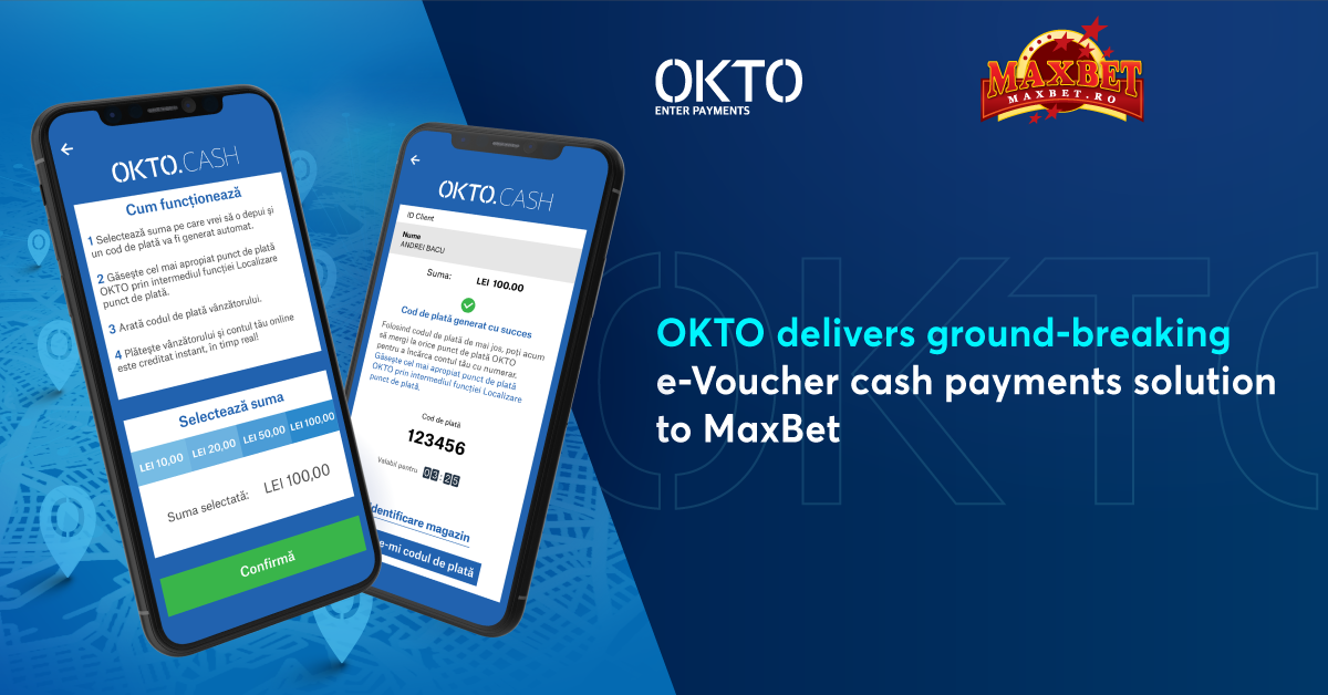 OKTO delivers ground-breaking e-Voucher cash payments solution to MaxBet