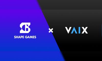 SHAPE GAMES PARTNERS WITH VAIX TO INTEGRATE INNOVATIVE CUSTOMER ENGAGEMENT FRONT END WITH AI DRIVEN DATA PLATFORM FOR OPERATORS