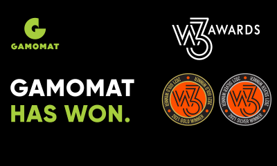 GAMOMAT wins w3 awards for proprietary Crystal Strike video
