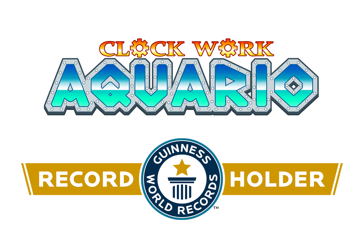 Breaking a GUINNESS WORLD RECORDS™ title Clockwork Aquario celebrating its global release with a brand new record