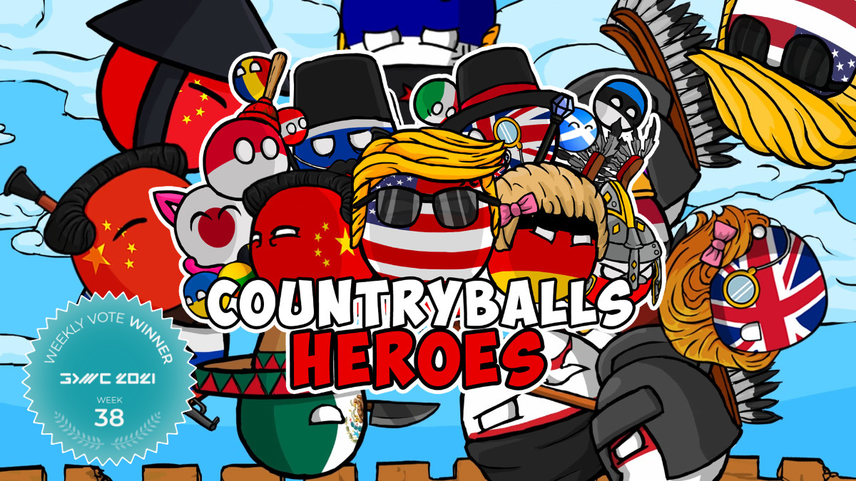 CountryBalls Heroes, a strategy game, won the Fan Favorite vote 38 at GDWC 2021!