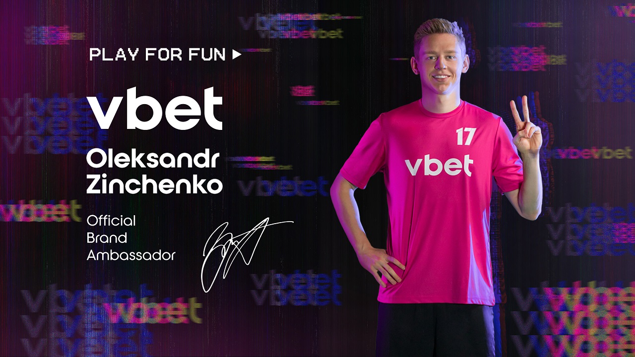 Oleksandr Zinchenko VBET official ambassador