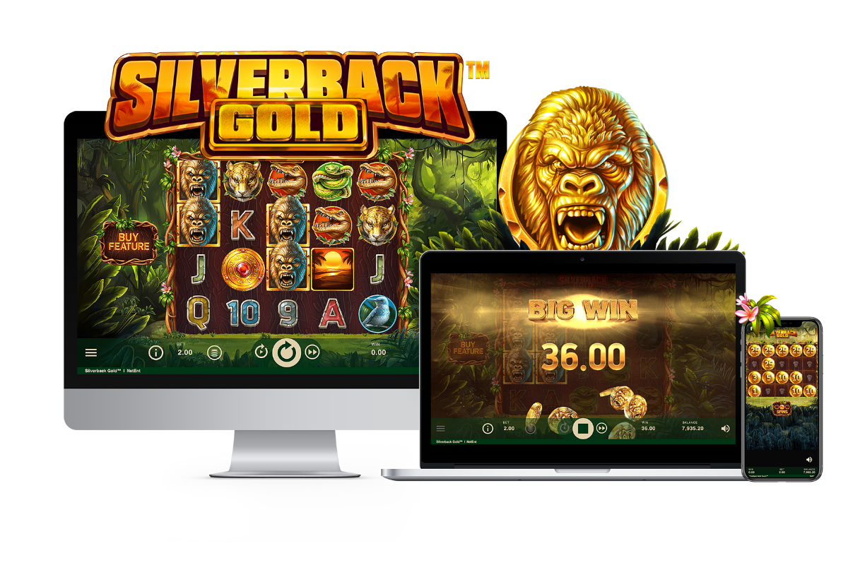The mighty Silverback gorilla comes to NetEnt with the launch of Silverback Gold™