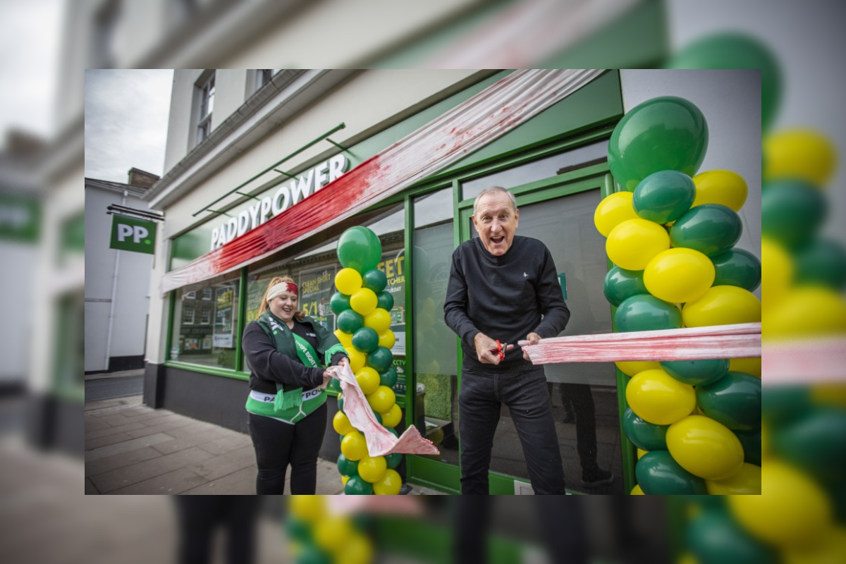 BUTCHERED: TERRY BUTCHER OPENS NEW HEADBAND-WRAPPED PADDY POWER STORE