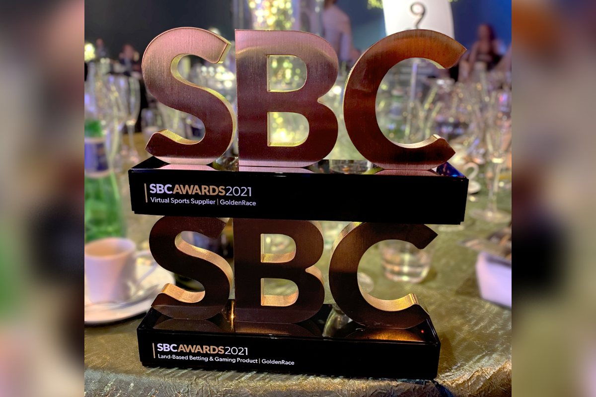 GoldenRace wins two SBC Awards 2021