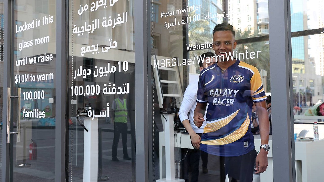 Galaxy Racer’s AboFlah is raising US $10M for charity in livestream from glass room near Burj Khalifa
