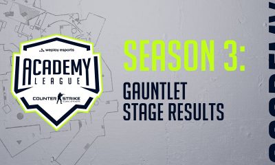 WePlay Academy League Season 3: Gauntlet Stage Results