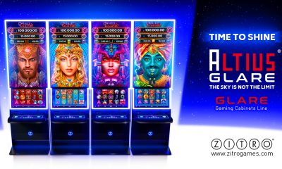ZITRO ANNOUNCES THE GLOBAL LAUNCH OF ALTIUS GLARE – A SLOT MACHINE CABINET DESTINED TO LEAD