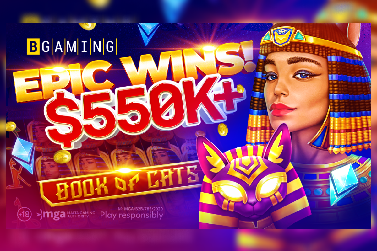 Series of epic wins: Book of Cats by BGaming rewards player with $550K+