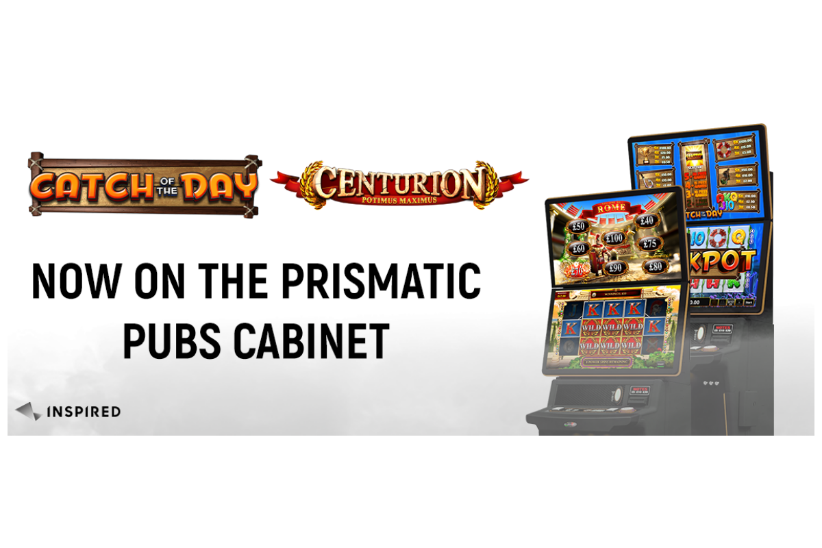 INSPIRED LAUNCHES TWO POPULAR THEMES ON ITS PRISMATIC PUBS CABINET
