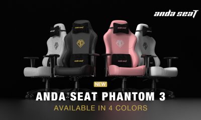AndaSeat launches the Phantom 3 Gaming Chair with reactive rocking function and up to 160° recline