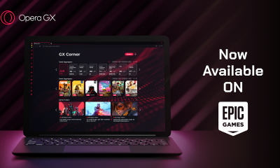 Opera GX – the world's only browser for gamers – debuts on the Epic Games Store