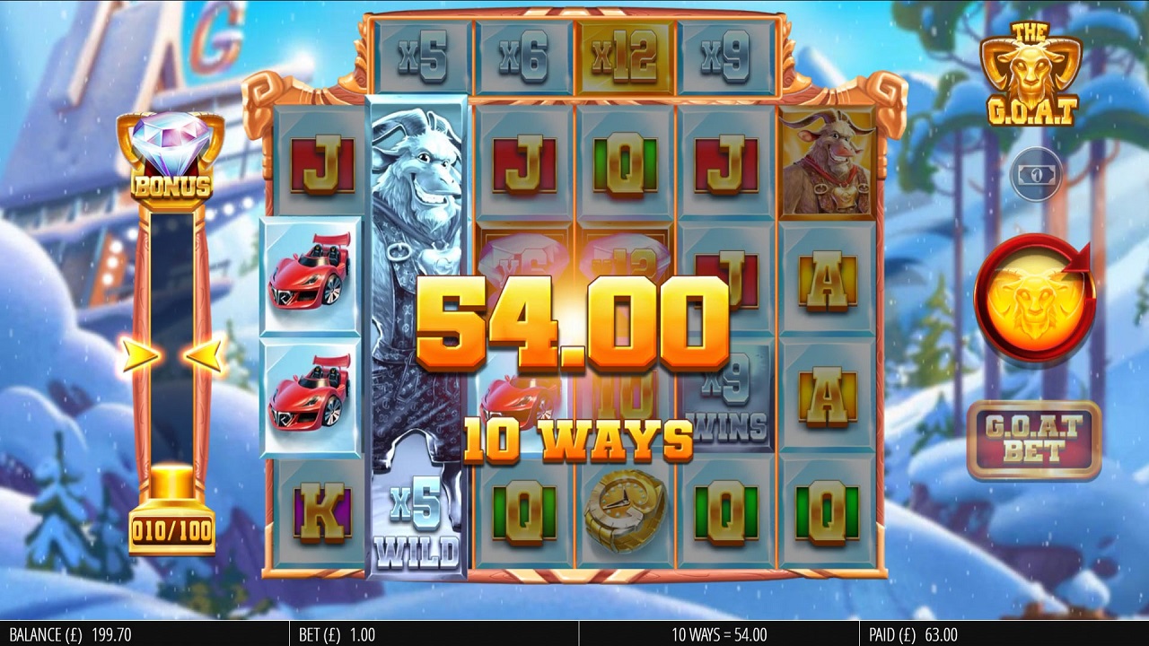 Blueprint Gaming brings The G.O.A.T to life in latest slot creation