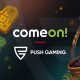 Push Gaming announces latest tier-one partnership with ComeOn Group