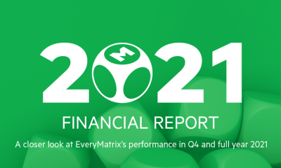 EveryMatrix reports strong 2021 results, EBITDA growing 65% to €19.7million