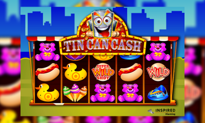 INSPIRED LAUNCHES TIN CAN CASH, A FUNFAIR-THEMED ONLINE & MOBILE SLOT GAME