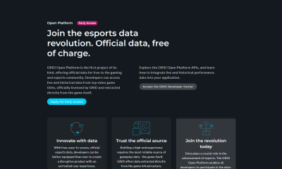 GRID Esports announces GRID Open Platform and provides free access to official gaming data