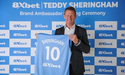 8Xbet signs football legend Teddy Sheringham as long-term brand ambassador