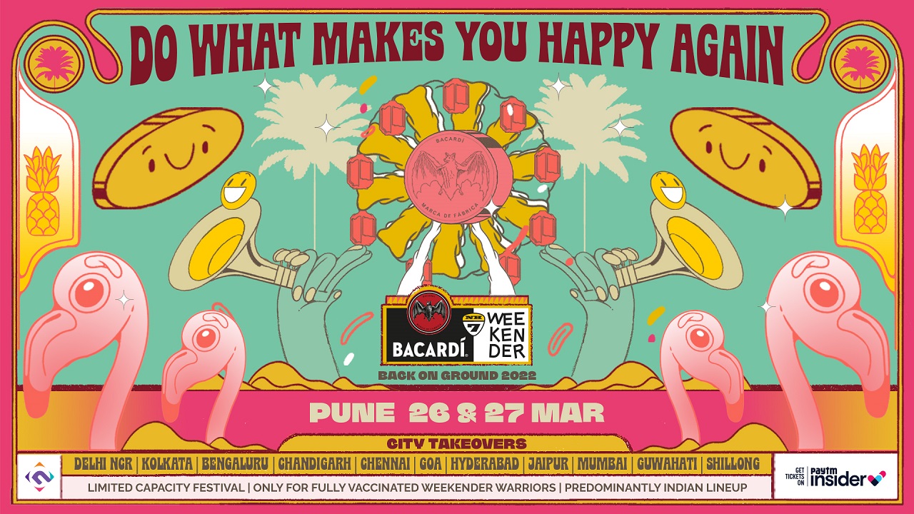 NODWIN Gaming and BACARDÍ bring the happiest festival - BACARDÍ NH7 Weekender back to Pune on March 26-27, 2022