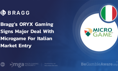 Bragg’s ORYX Gaming Signs Major Agreement with Microgame for Italian Market Entry