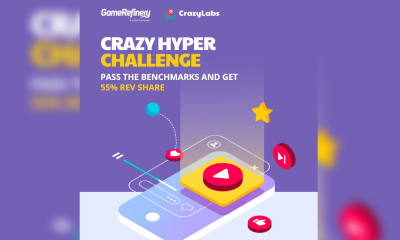 Mobile game developers can get a 55% revenue share in a new challenge by GameRefinery and CrazyLabs launching today
