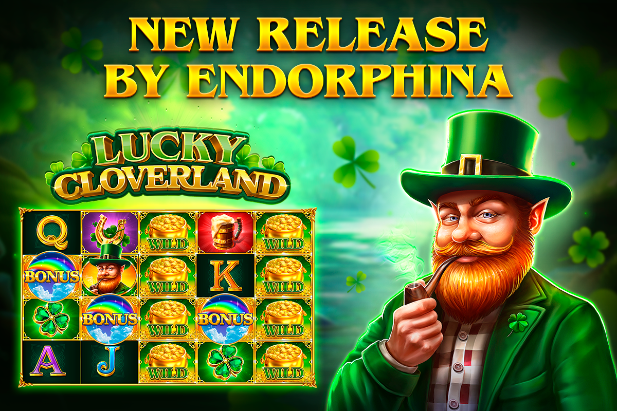 Endorphina's newest Lucky Cloverland slot!