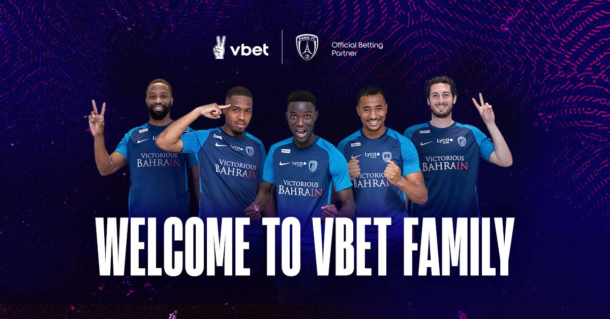 VBET - NEW MAJOR PARTNER OF PARIS FC