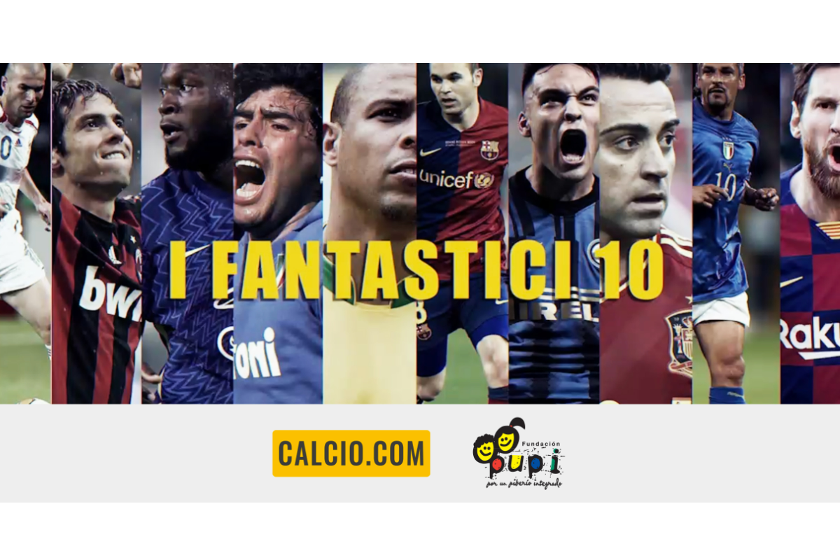 Javier Zanetti and Fondazioni PUPI are the special Ambassadors for Calcio.com