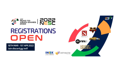 ESFI announces National Esports Championships to select the Indian contingent for 2022 Asian Games