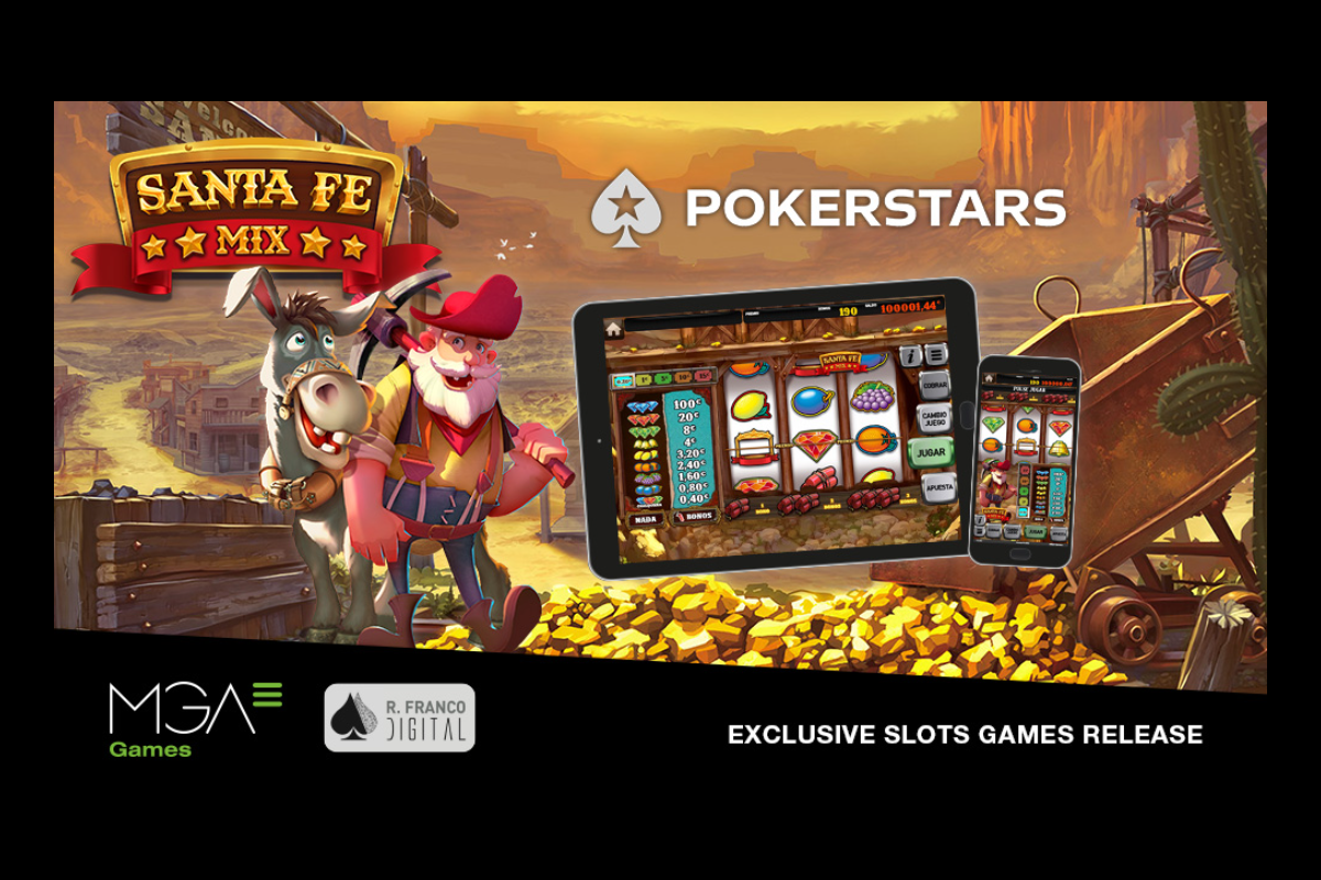 Pokerstars gets the exclusive premiere of Santa Fe Mix from MGA Games and Recreativos Franco