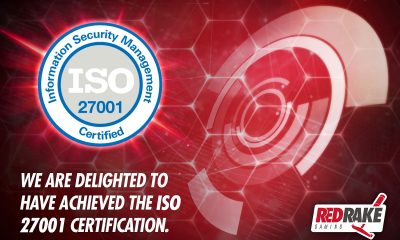Red Rake Gaming receives ISO/IEC 27001 certification