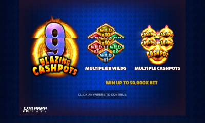 Kalamba Games fires up a classic theme in 9 Blazing Cashpots