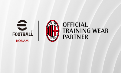 KONAMI BECOMES AC MILAN’S FIRST-EVER OFFICIAL TRAINING WEAR PARTNER