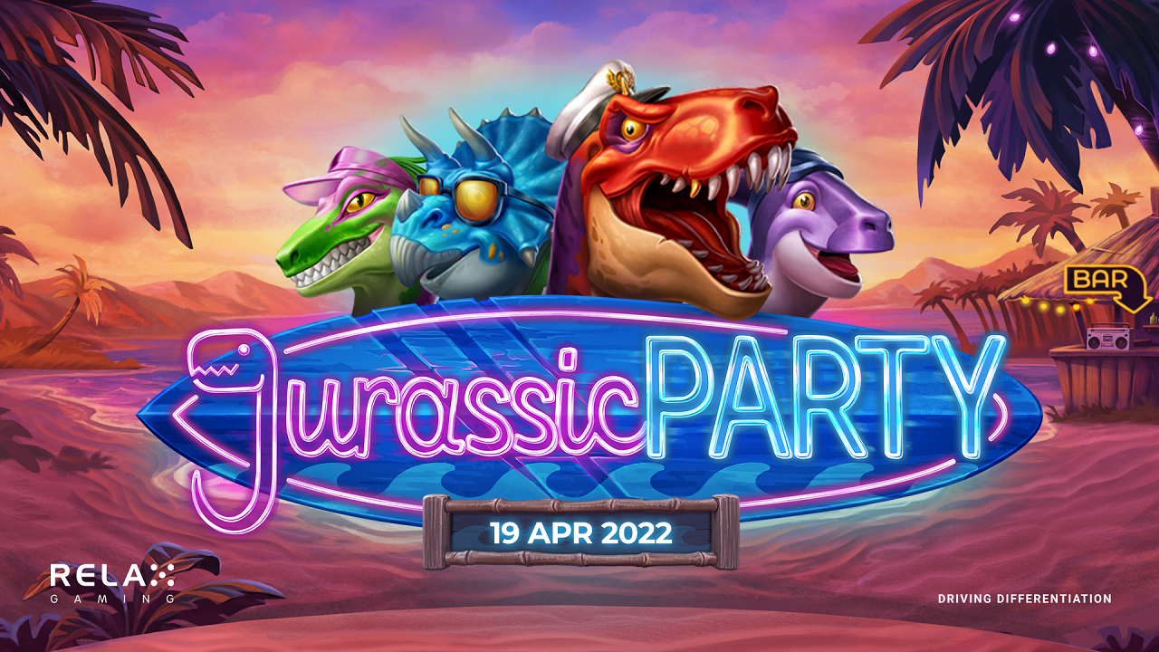 Prepare for a blast from the past in Relax Gaming’s prehistoric hit Jurassic Party
