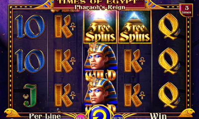 Spinomenal releases Times of Egypt - Pharaoh's Reign slot