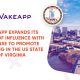 WakeApp expands its sphere of influence with a license to promote gambling in the US state of Virginia
