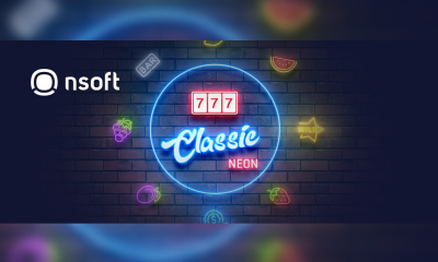 A classic fruit slot with a ray of neon light