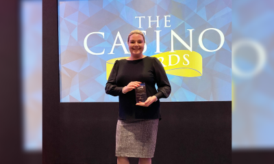 TCSJOHNHUXLEY’s Nicci Smith receives Outstanding Contribution Award at The Casino Awards 2022