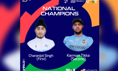 Charanjot Singh and Mayank Prajapati to represent India in FIFA Branded Soccer Games and Street Fighter V at 2022 Asian Games