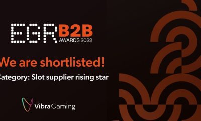 Vibra Gaming shortlisted for Slot Supplier Rising Star at EGR B2B Awards