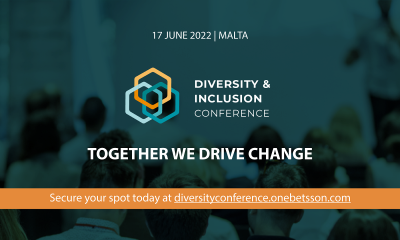 Betsson is hosting its first Diversity and Inclusion Conference on 17th June 2022 in Malta