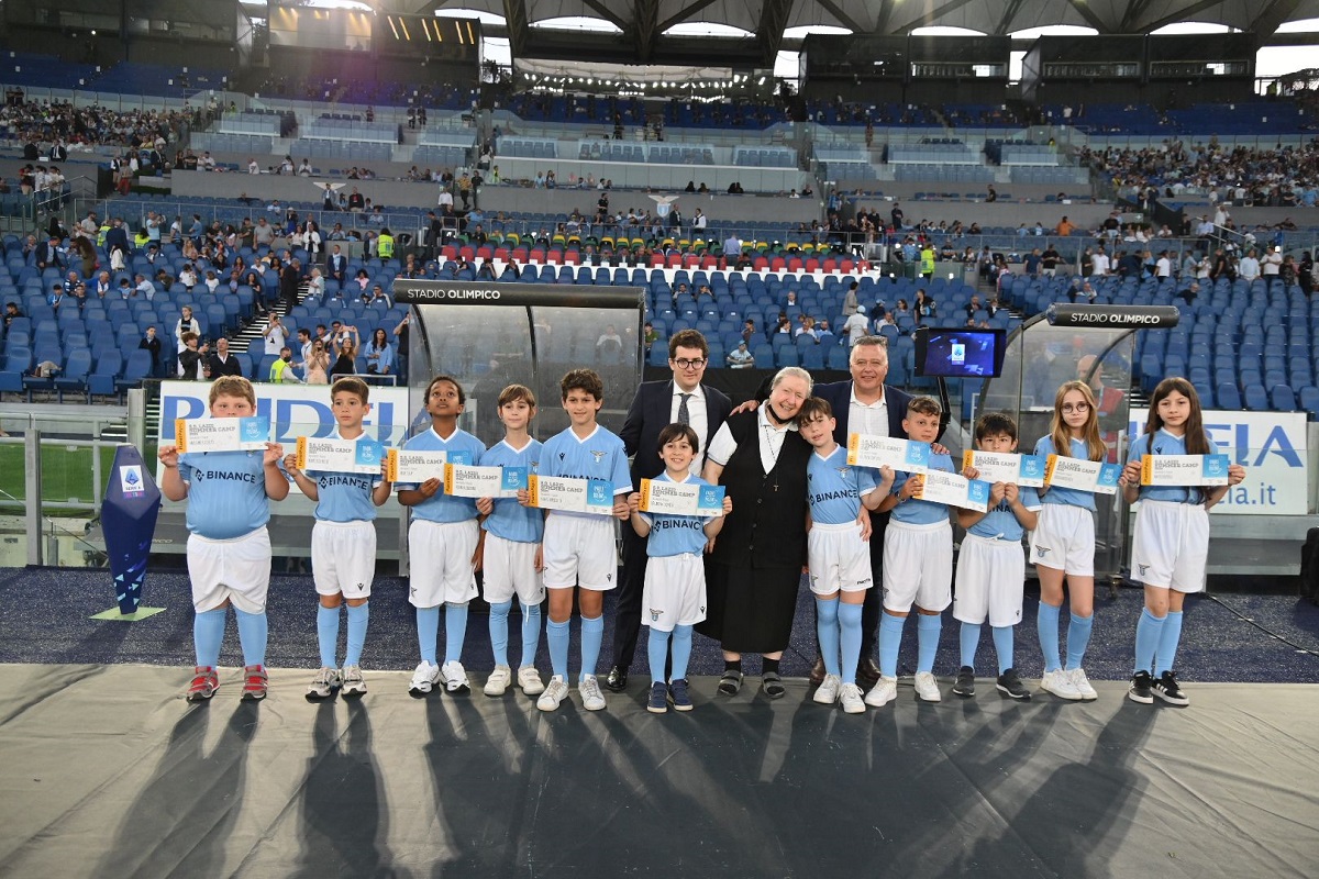 PLANETPAY365 AND S.S. LAZIO PRESENTED AT OLYMPIC STADIUM THE PROJECT TO SUPPORT CHILDREN FROM SO.SPE NON-PROFIT ORGANISATION