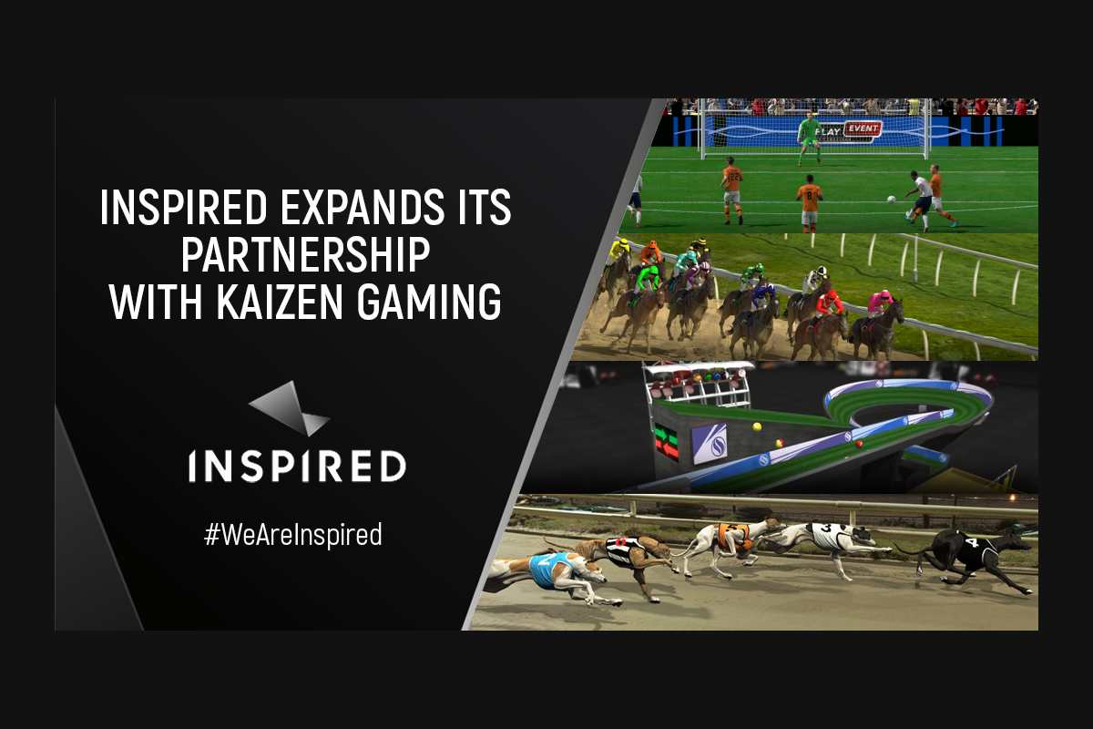 INSPIRED EXPANDS ITS PARTNERSHIP WITH KAIZEN GAMING