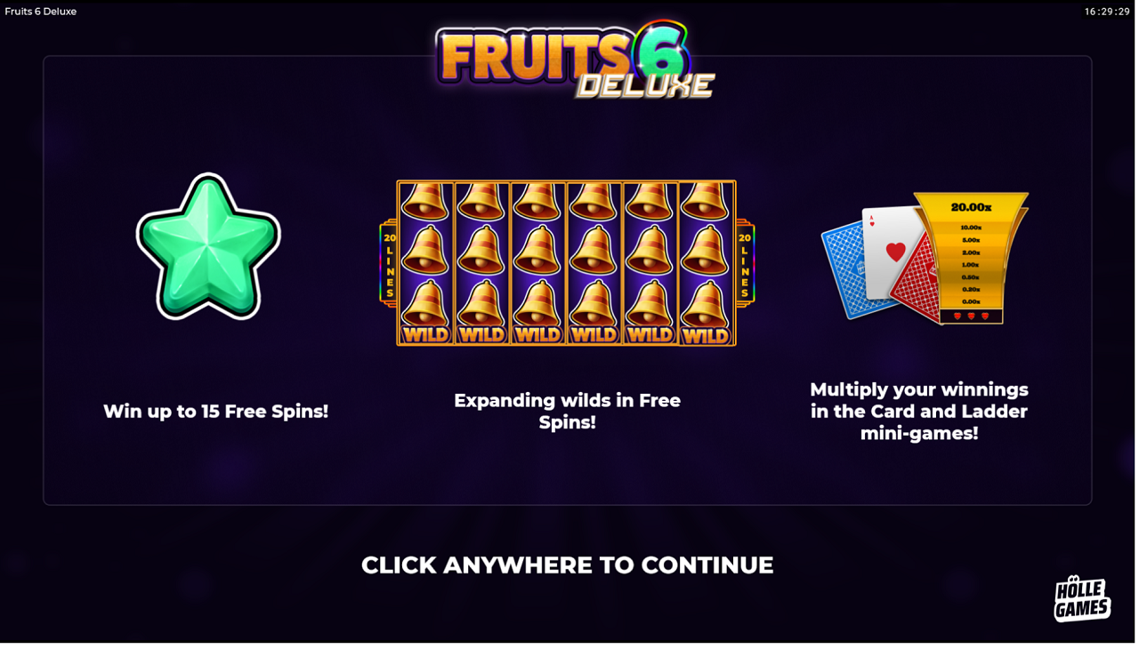 HÖLLE GAMES RELEASE ‘FRUITS 6 DELUXE’!